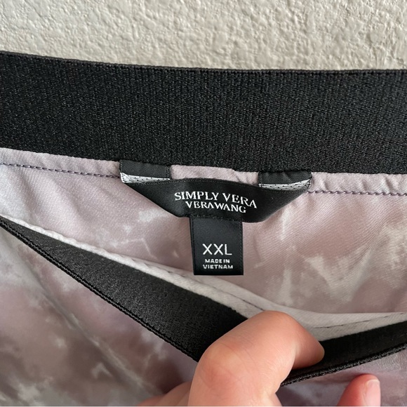 Vera Wang Simply Vera Grey Neutral Dye Skirt - Picture 6 of 8